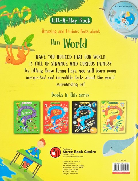 Lift A Flap Book Amazing & Curious Facts about the World