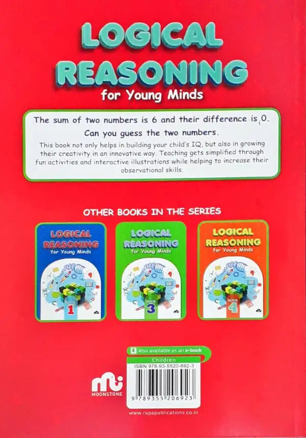 Logical Reasoning for Young Minds Book 2