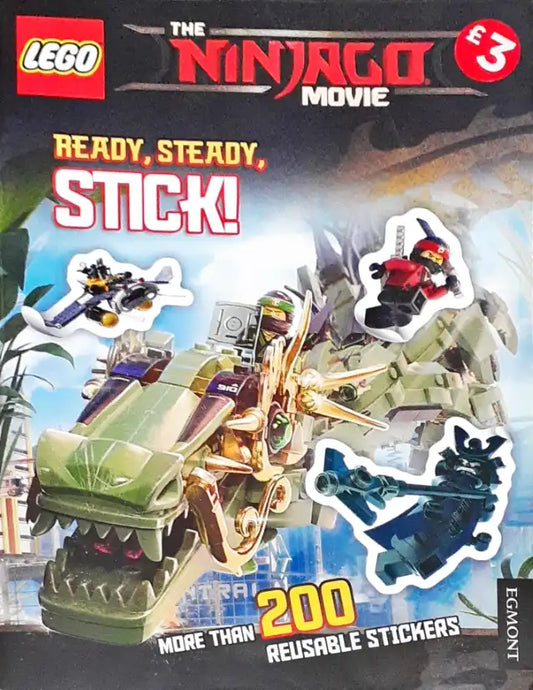 Lego The Ninjago Movie Ready Steady Stick More Than 200 Reusable Stickers