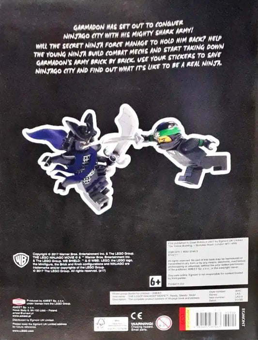 Lego The Ninjago Movie Ready Steady Stick More Than 200 Reusable Stickers