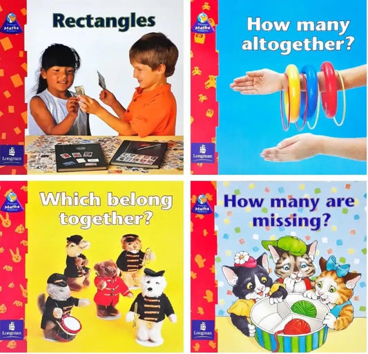Longman Pelican Maths Readers Set of 4 Books