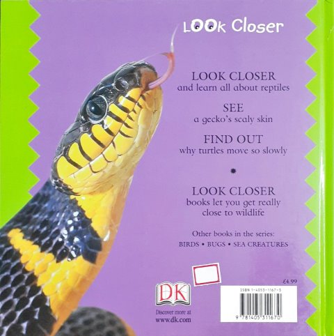 DK Look Closer Reptiles A Close Up Look At Reptiles