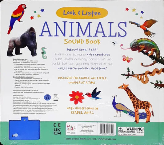 Little Wonders Look and Listen Animals Sound Book : Over 50 Sounds from the Animal Kingdom