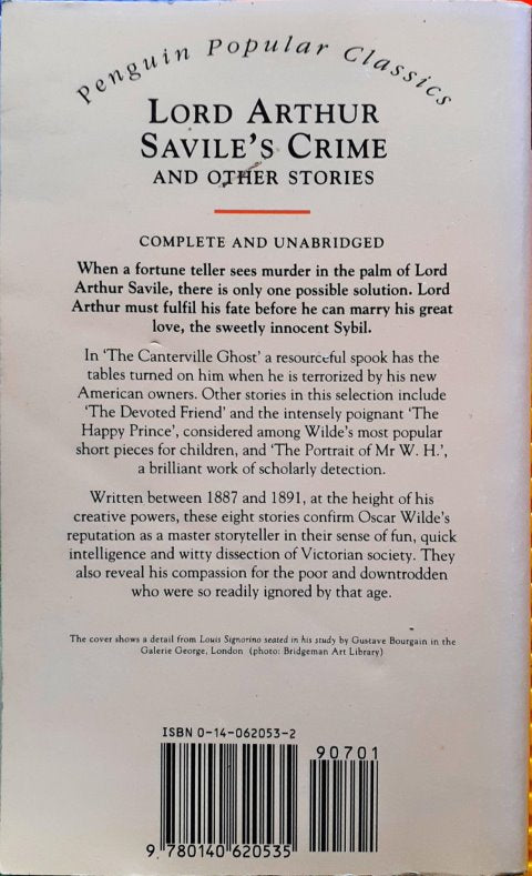Lord Arthur Savile’s Crime and Other Stories - Unabridged (Penguin Popular Classics)