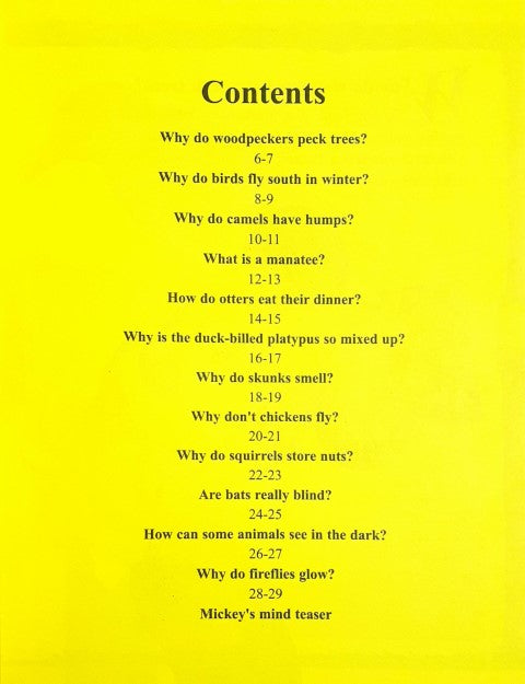 Disney Mickey Wonders Why - Animal Life