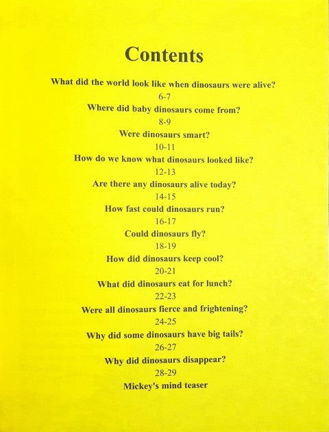 Disney Mickey Wonders Why - Dinosaurs