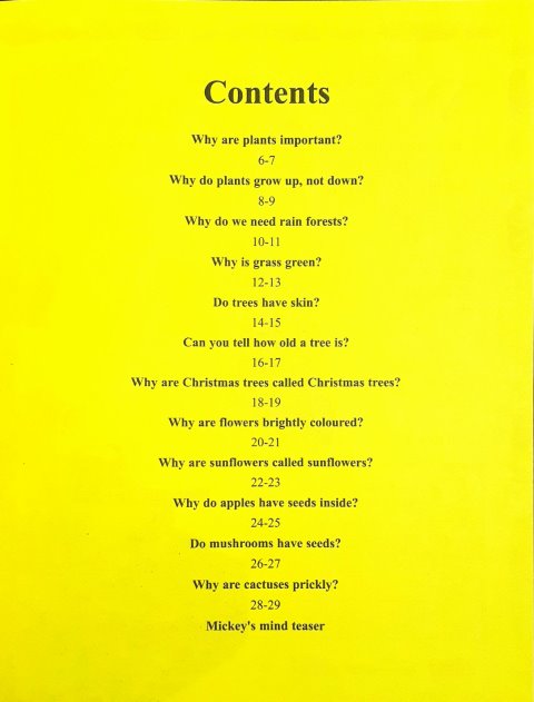 Disney Mickey Wonders Why - Plants And Trees