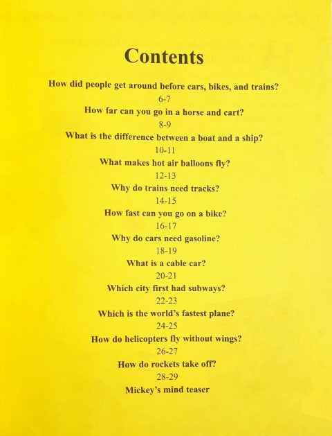 Disney Mickey Wonders Why - Transport