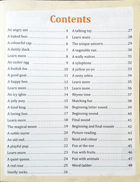 Phonics Workbook Level 1