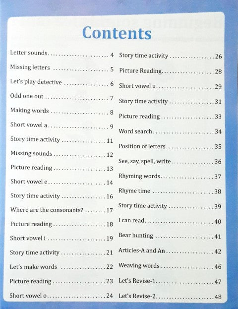 Phonics Workbook Level 2