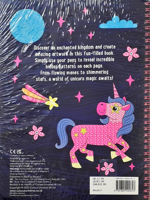 Magic Pattern Colouring Neon Unicorns (Includes 3 Neon Pens) – Books ...