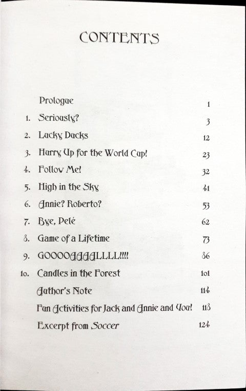Soccer On Sunday #24 Magic Tree House Merlin Missions