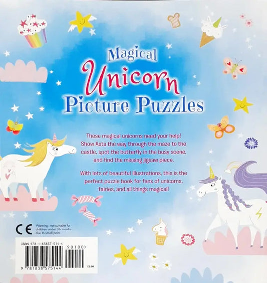 Magical Unicorn Picture Puzzles