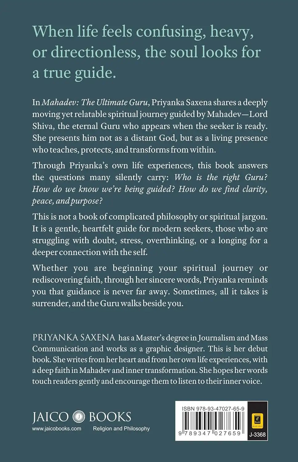 Mahadev : The Ultimate Guru