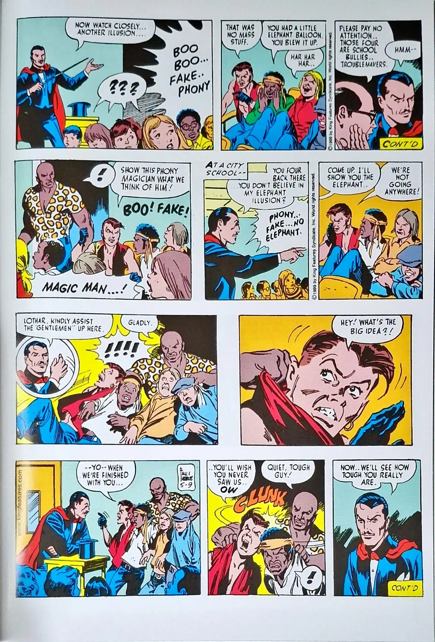 Mandrake the Magician #1 : The Bullies | Invisible Man