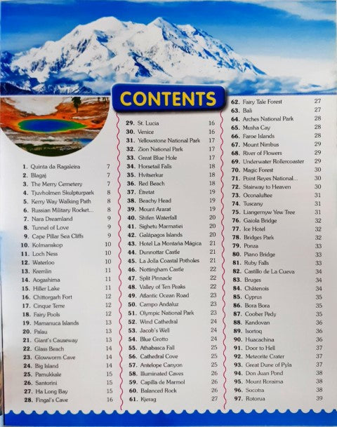 221 Amazing Places to Visit