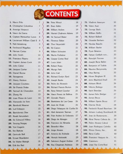 221 Great Explorers of the World