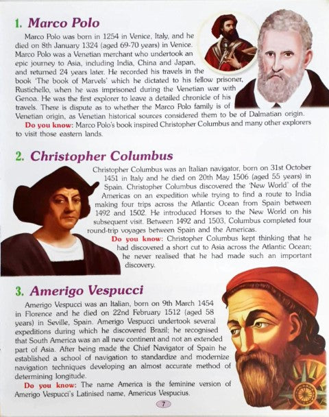 221 Great Explorers of the World