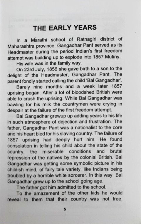 Bal Gangadhar Tilak Freedom Fighter