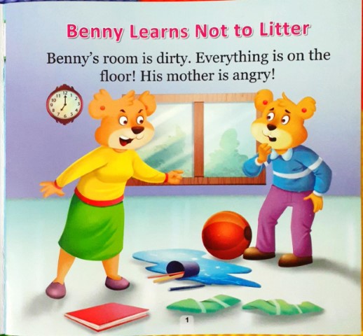Benny Learns Not To Litter - Benny Learns About Environment