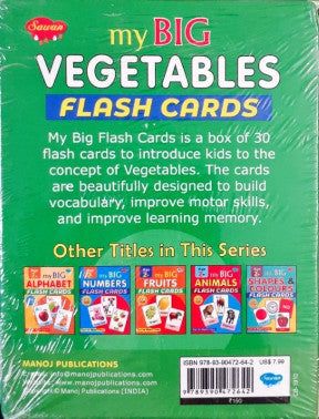 My Big Vegetables Flash Cards