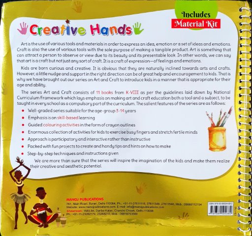 Creative Hands Art And Craft A Includes Material Kit
