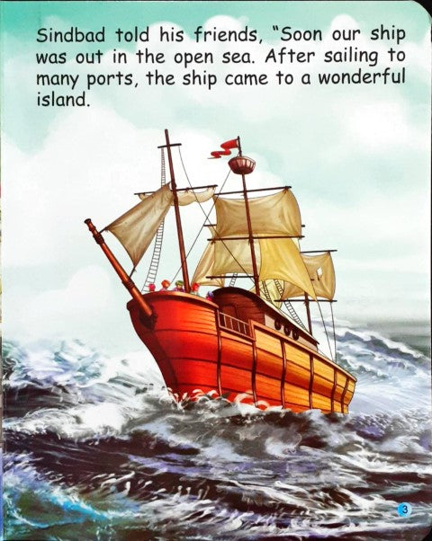 Sindbad In The Valley Of Diamonds - Kids Board Fairy Tales