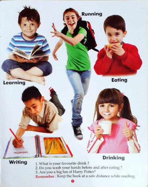 My First Book of Action Words Wipe And Clean