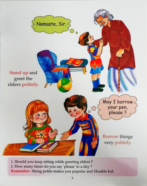 My First Book of Good Manners Wipe And Clean