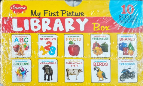 My First Picture Library Box 10 Board Books