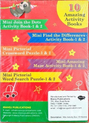 My Red Mini Activity Box 10 Activity Books