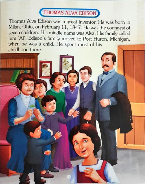 Thomas Alva Edison Scientist Series