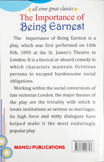 All Time Great Classics The Importance Of Being Earnest