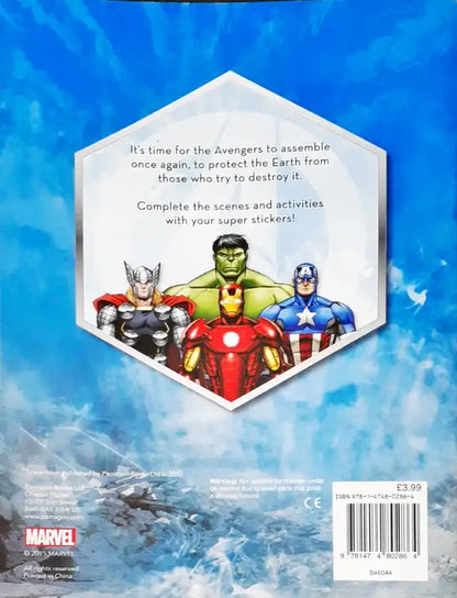 Marvel Avengers Assemble Sticker Scenes Over 40 Stickers