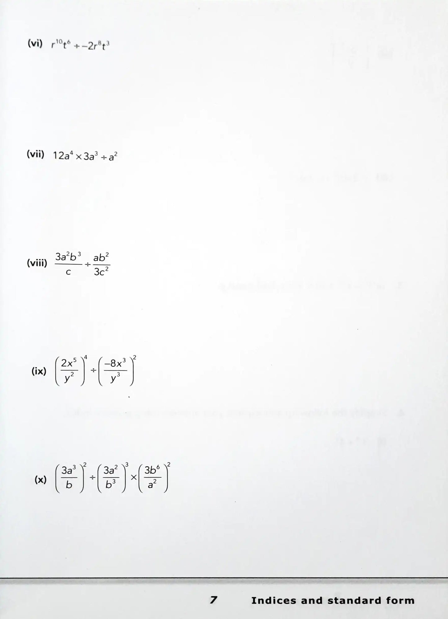 FBP Mathematics Express/Normal Topic by Topic Secondary 3