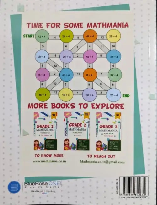 Mathmania Workbook Grade 2 Part One