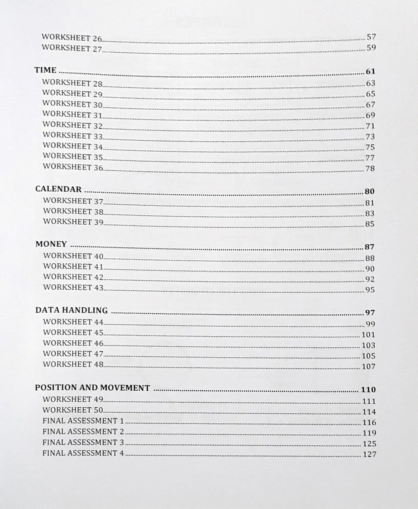Mathmania Workbook Grade 3 Part One and Two