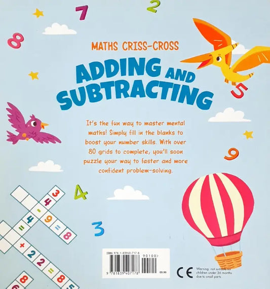 Maths Criss-Cross Adding and Subtracting: Over 80 Fun Number Grid Puzzles!