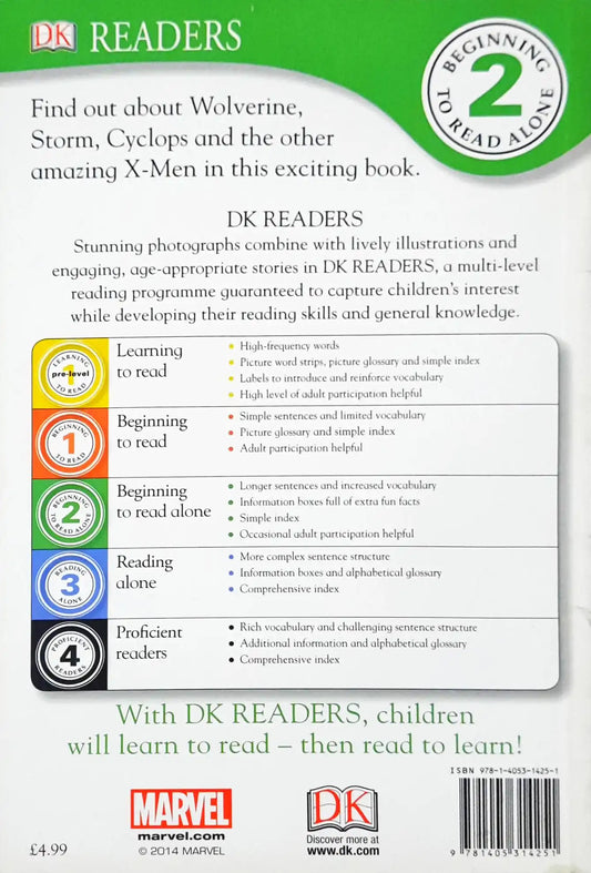 Meet the X-Men : DK Readers Level 2 (P)