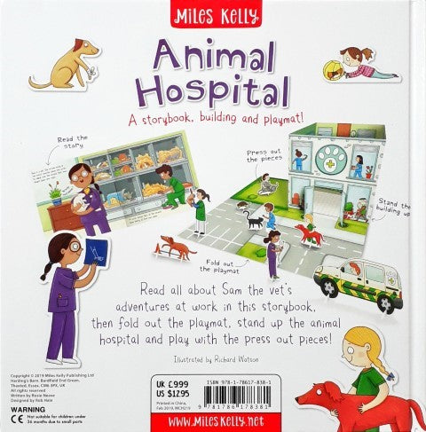 Animal Hospital A Storybook Building And Playmat