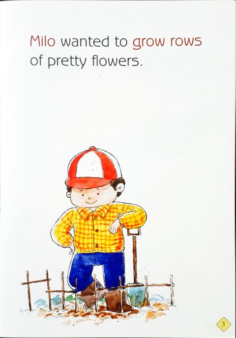 Milo Grows Some Flowers - Phonics Readers Level 2