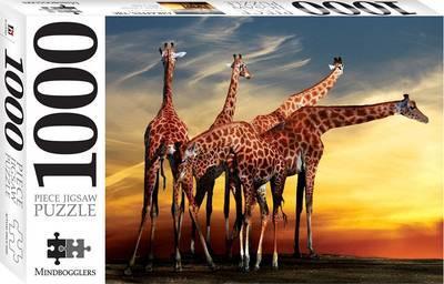 Mindbogglers Giraffes Open Air Zoo France 1000 Piece Jigsaw Puzzle