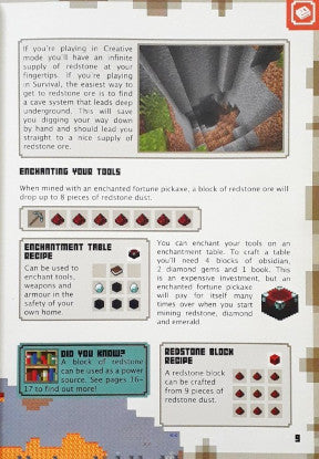 Minecraft Mojang Redstone Handbook