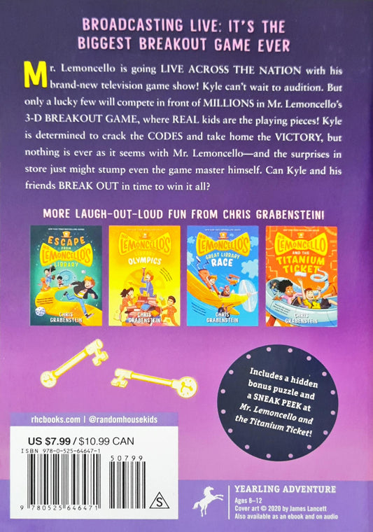 Mr Lemoncello's Library Mr Lemoncello's All Star Breakout Game