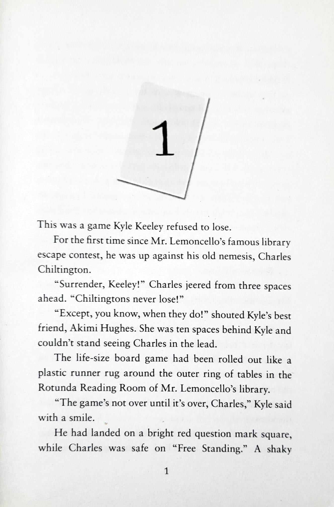 Mr Lemoncello's Library Mr Lemoncello's Great Library Race