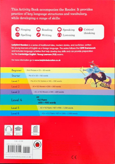 Ladybird Readers Level 4 Mulan Activity Book