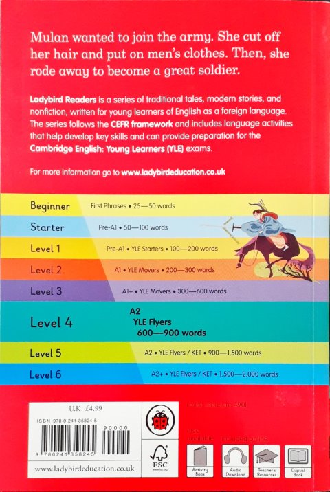 Ladybird Readers Level 4 Mulan