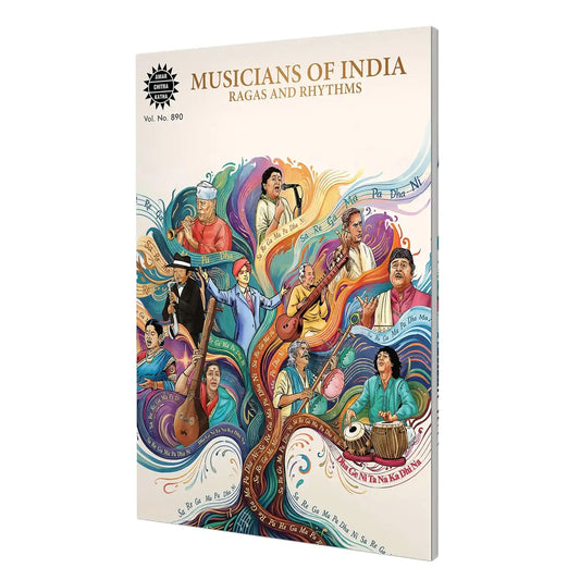 Musicians of India : Ragas and Rhythms | Amar Chitra Katha Vol. 890 | Hardcover