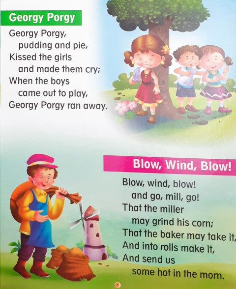 My First Board Book Nursery Rhymes For Senior KG - Wipe & Clean