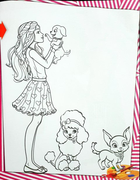 Barbie My First Copy Colouring (Blue)